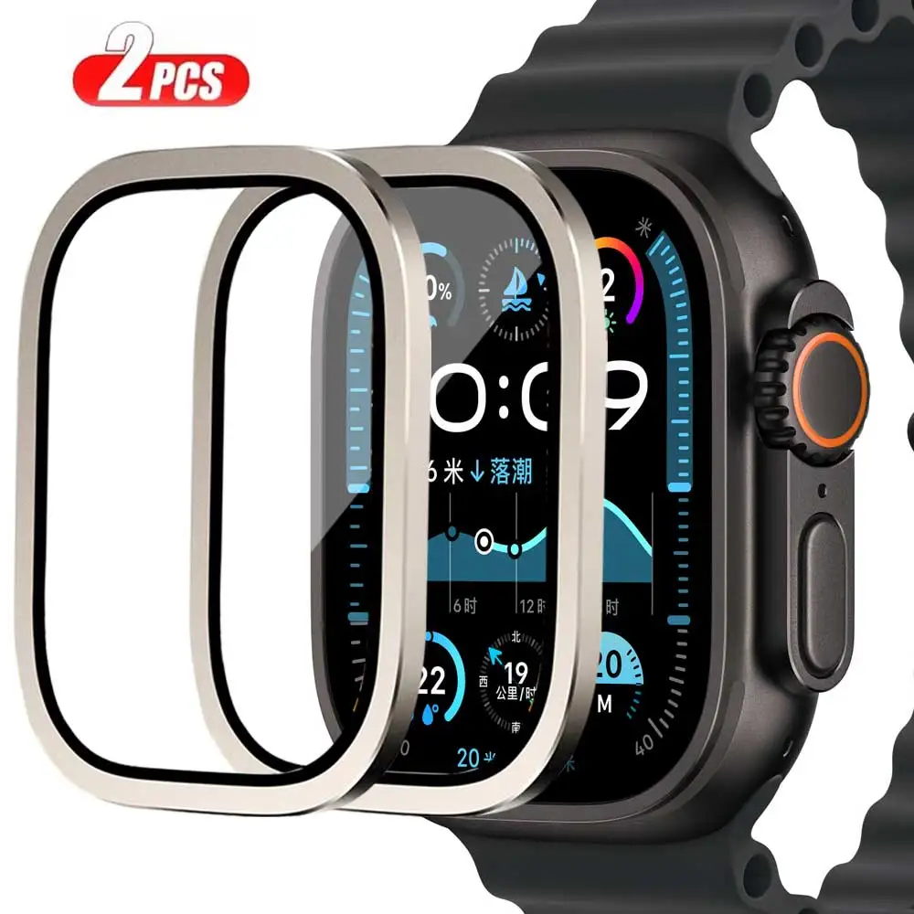 2PCS Tempered Glass For Apple Watch Ultra 49mm Screen Protec
