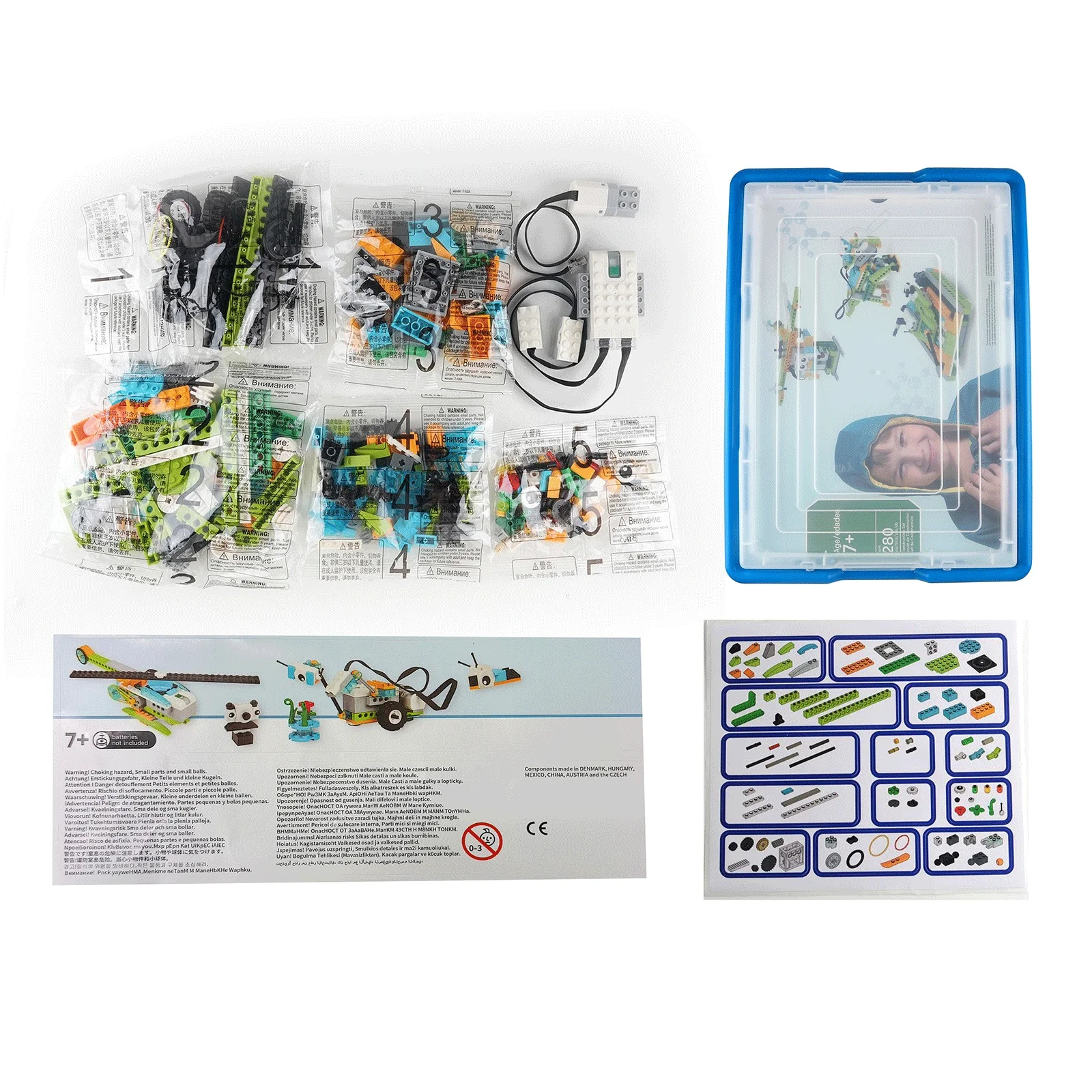 We.Do 2.0 Core Set Programming Robot 45300 Electronic Building Blocks DIY High-tech Educational Toys Self-Locking Bricks Gift