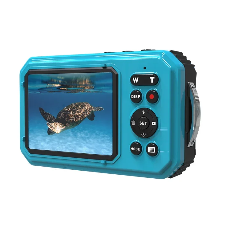 56MP Underwater HD 2.7K Video Recorder Digital Swimming Camera for Snorkeling