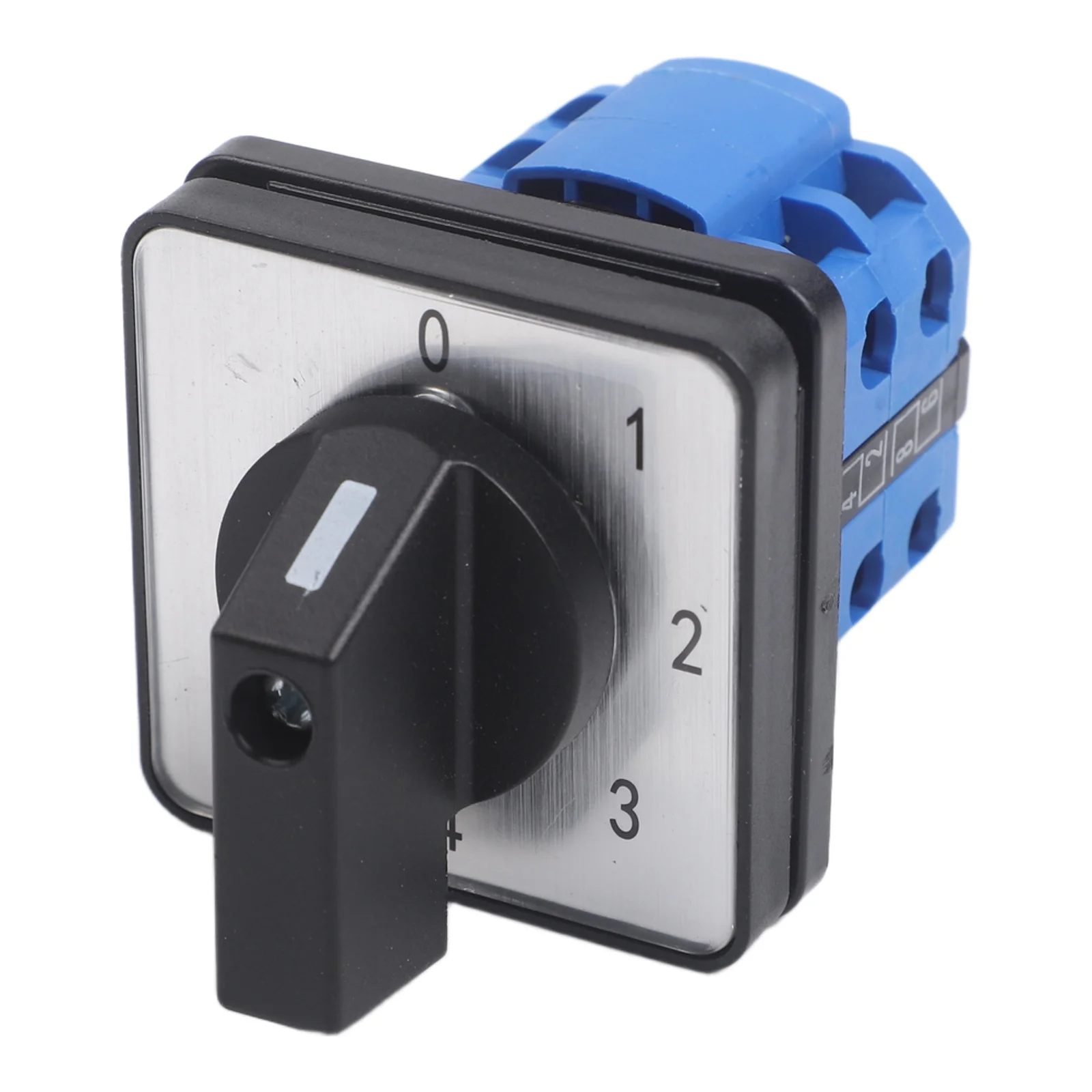 Blue Black Changeover Switch Easy Switching Between Positions Flame Retardant Material Electrical Switch Silver Alloy Contacts