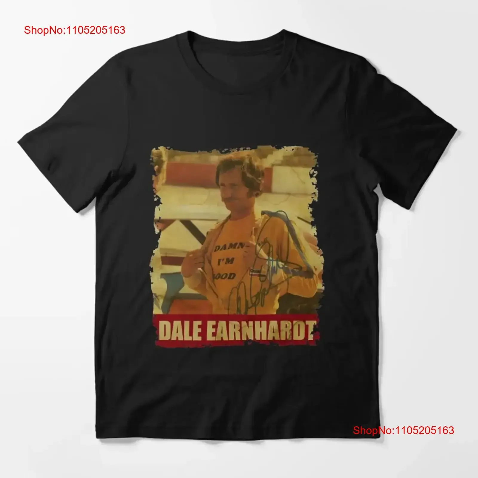 Dale sport Earnhardt ESTILO RETRO Camiseta esencial vintage Lavado homme gráfico ligeramente streetwear Transpirable Elegante
