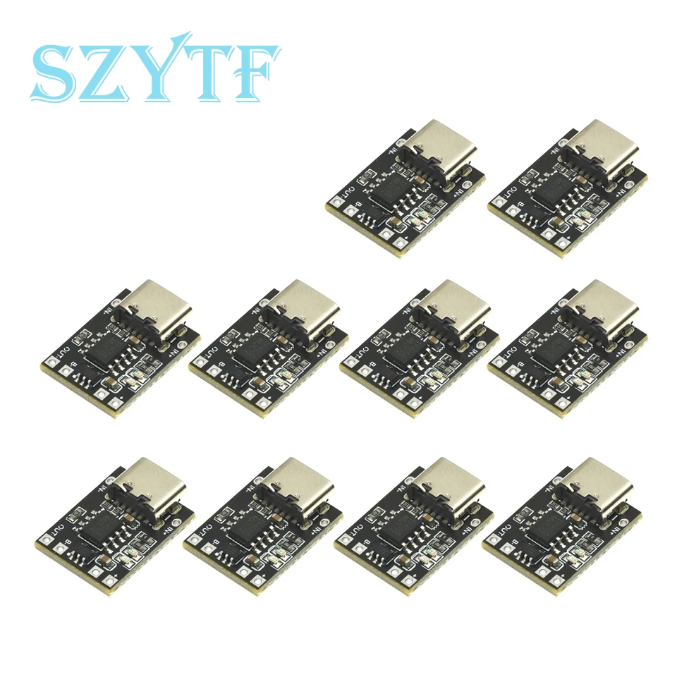 1-10pcs USB TP4057/56 1A Lithium Battery Charging Protection Board Module Micro Type-C Polymer Battery Over Temperature