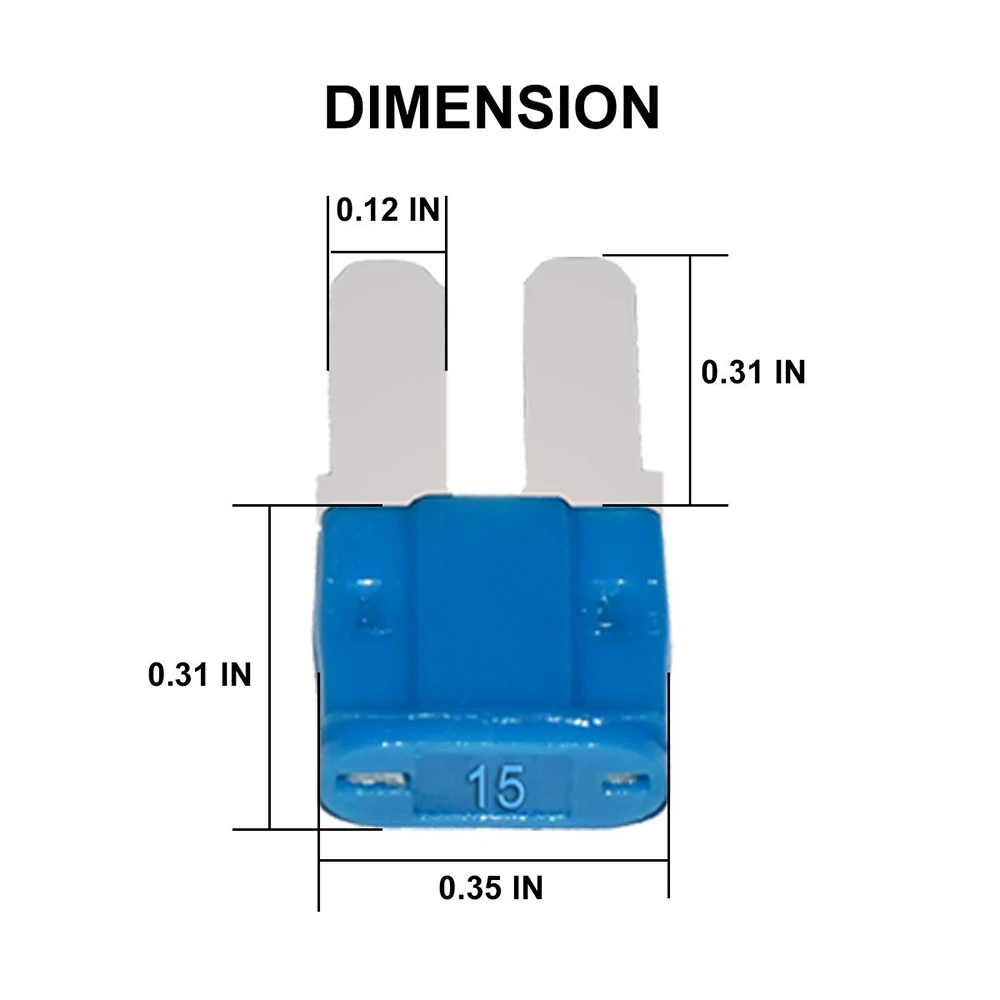 Micro2 fuse combination kit 35PCS upgraded car fuse combination (5-30A), with puller tool car ship truck SUV RV fuse replacement