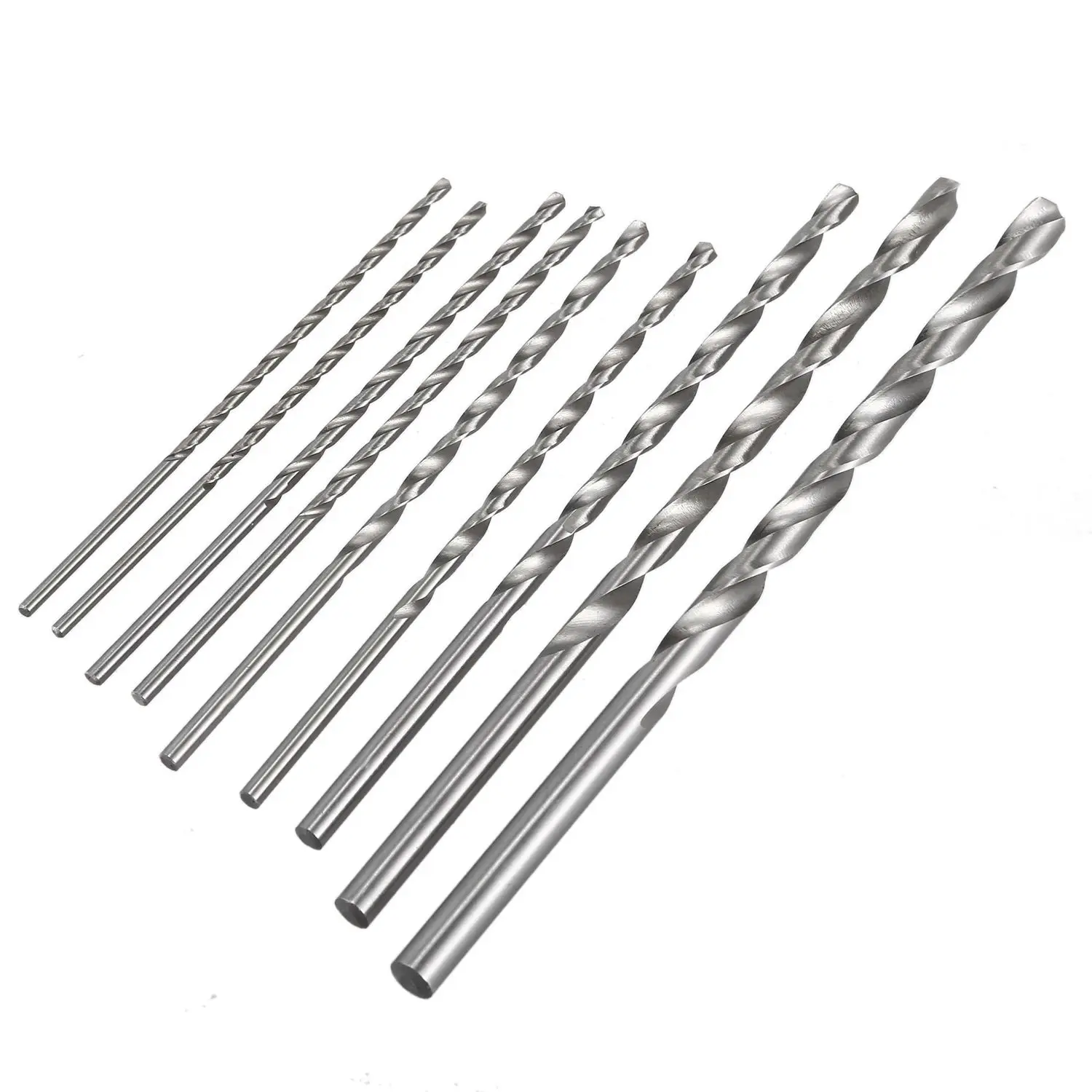 A20I EXTRA LONG HSS DRILL BITS 2mm 2.5mm 3mm 4mm 5mm 6mm SET