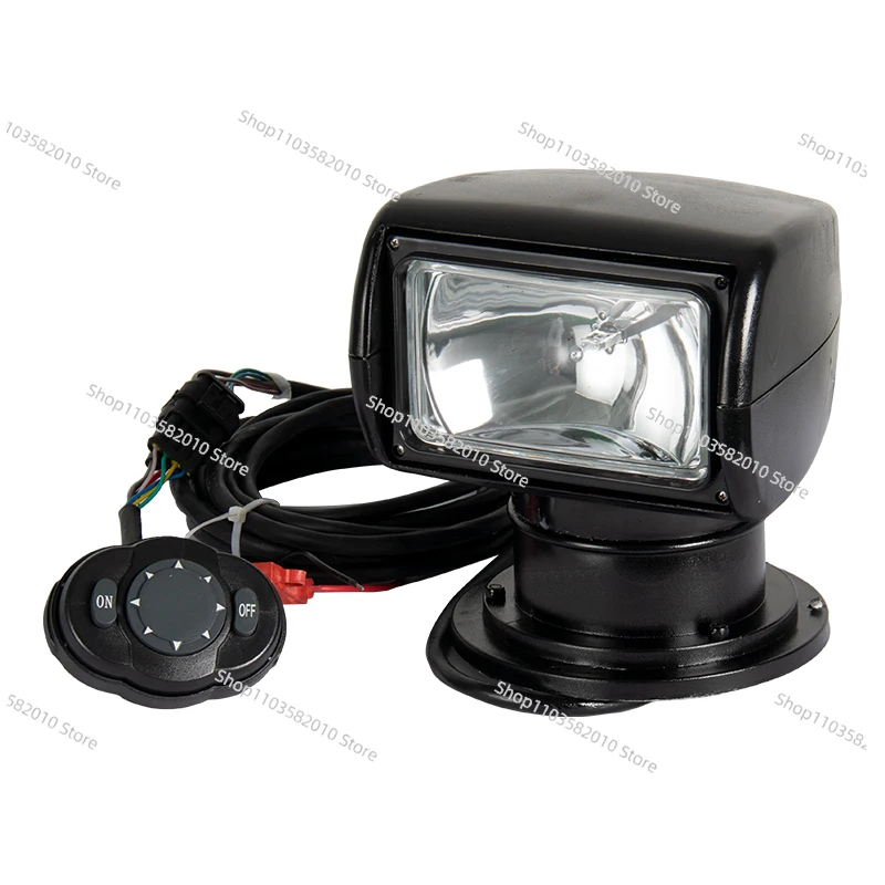 360 Degree Remote Control Search Marine Searchlight 100W 24v Spot Headlight Searching Light for Yacht TRUCK Fishing Boats