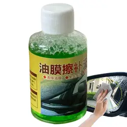 Car Glass Oil Film Remover Cleaning Powerful Windshield Cleaner Car Glass Sponge Cleaning Brush Water Sot Removal Auto Detailin