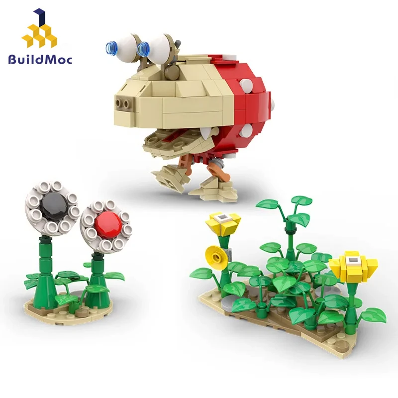 מוצר MOC-86877 – פיקמינו, בולבורב, רקטה, ספינת חלל ותפוזים – סדרת בולוקים מומלצת