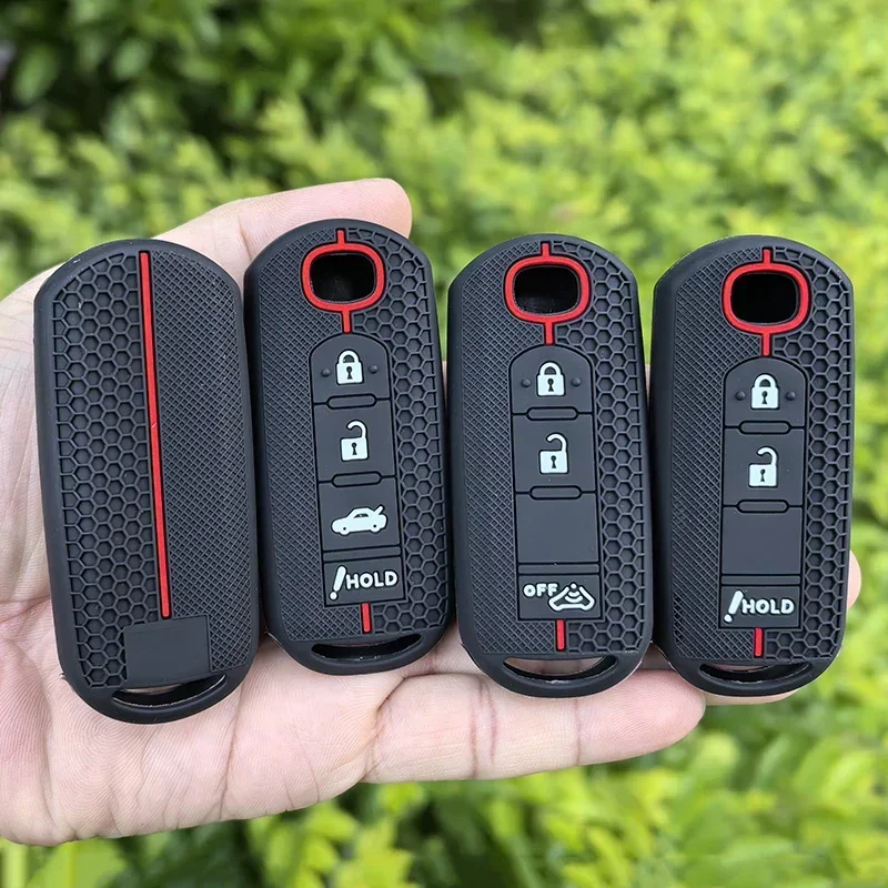 سيليكون حافظة مفاتيح السيارة لمازدا 2 3 5 6 BL BM GJ Atenza Axela Demio CX-3 CX3 CX-5 CX5 CX7 CX-9 CX8 المفاتيح