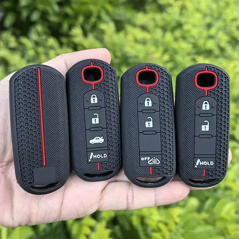 Silicone Car Key Case Cover For Mazda 2 3 5 6 BL BM GJ Atenza Axela Demio CX-3 CX3 CX-5 CX5 CX7 CX-9 CX8 keychain