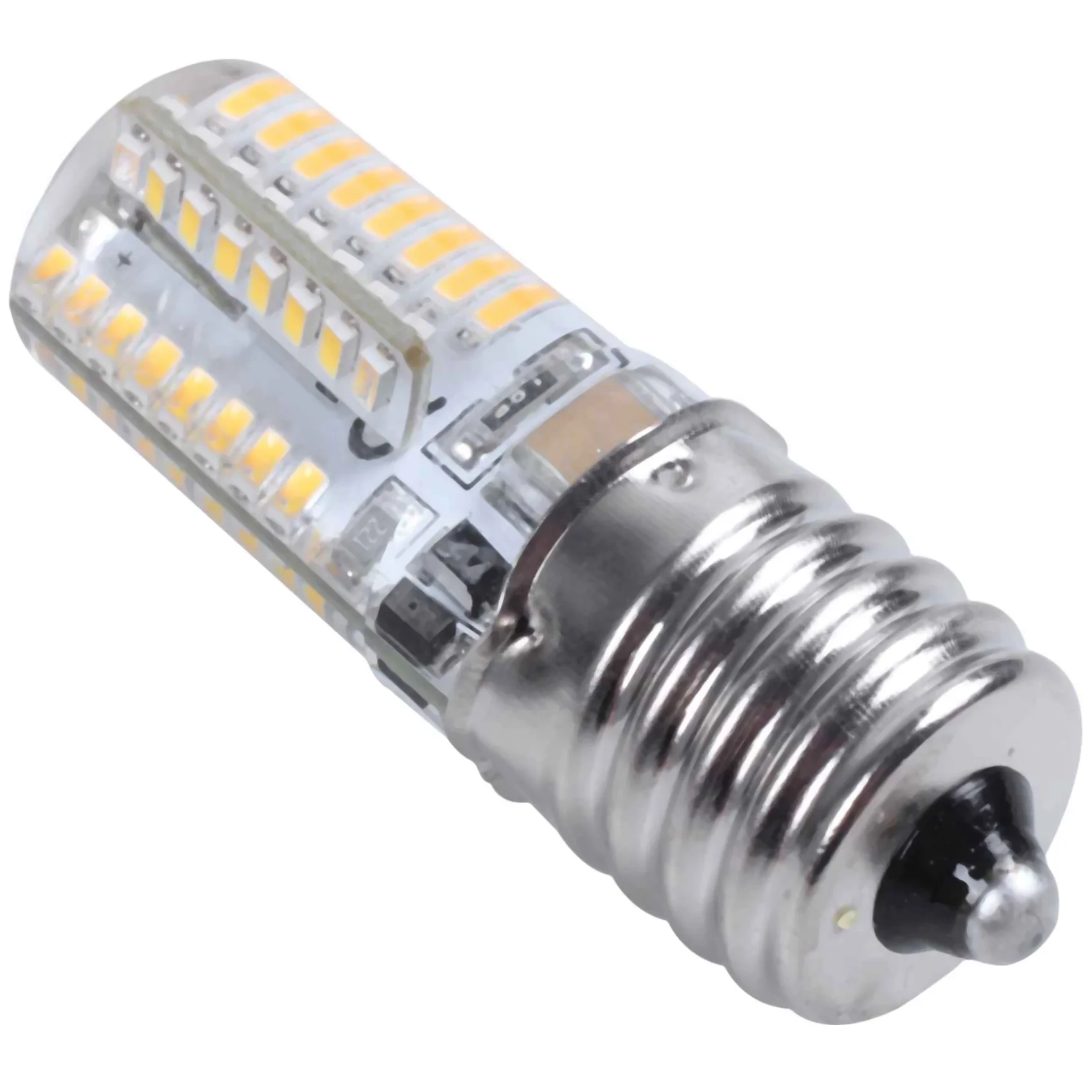 LICE-3X E17 المقبس 5W 64 LED المصباح الكهربي 3014 SMD ضوء دافئ أبيض AC 110V-220V