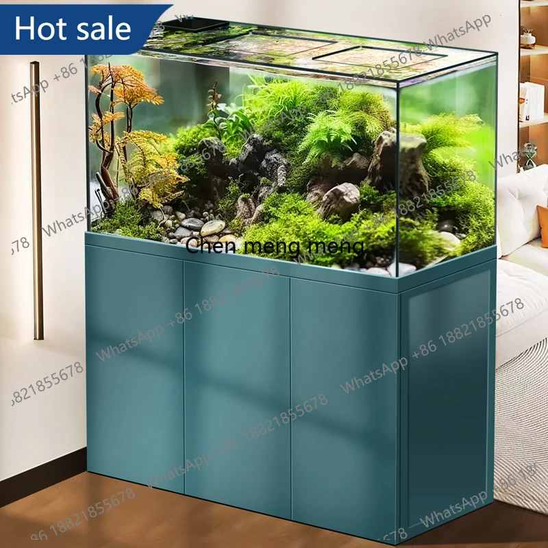 

M02 Ornamental Fish New Style Aquarium Simplicity Modern Shrimp Fish Tanks Aquarium Customizable Floor Home Furniture Acquario