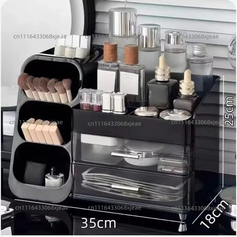 Cosmetics Storage Box Home Dressing Table  Large Multi-functional Compartmentalized Storage Rack