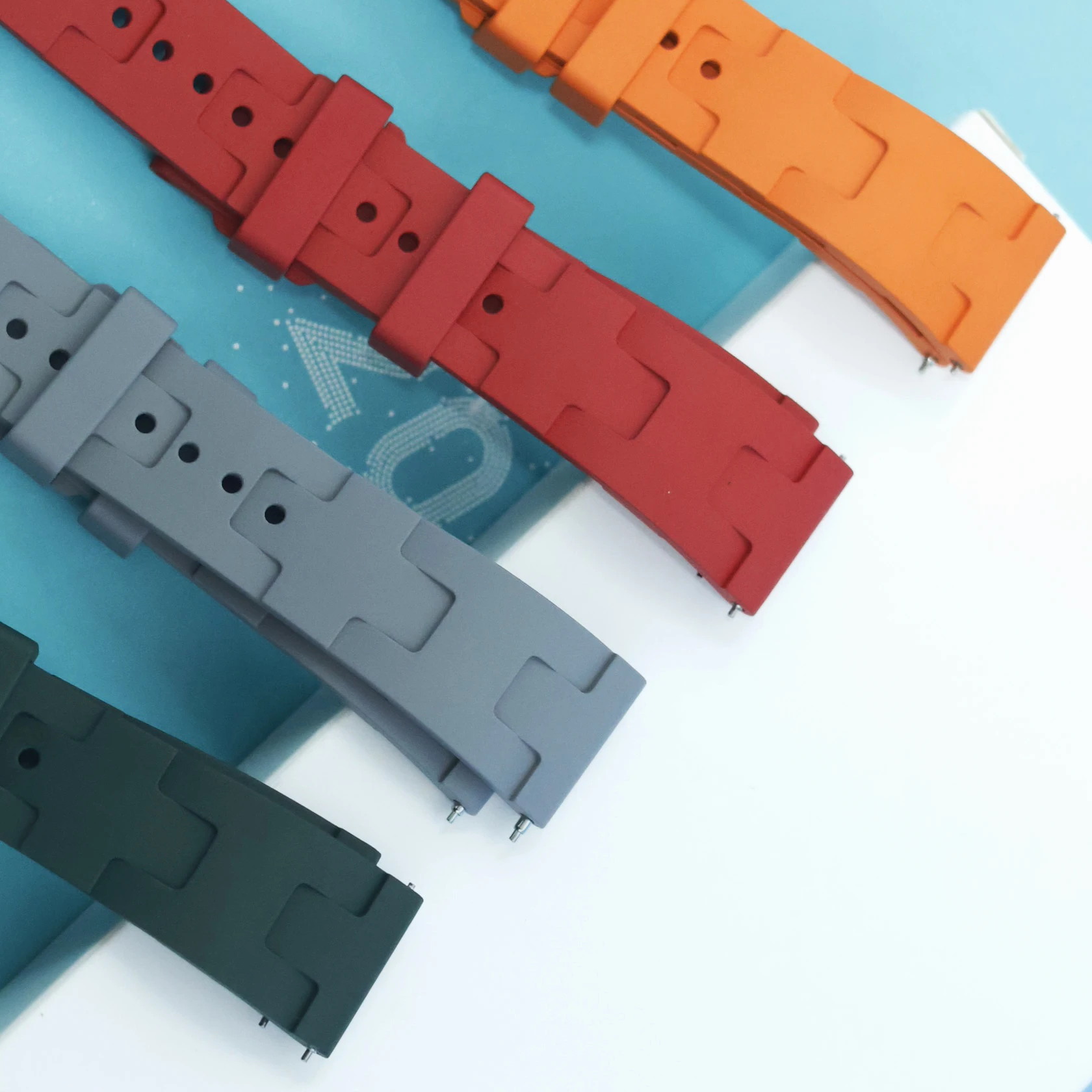 Подходит для Rolex Daytona 20 мм 22 мм водонепроницаемый резиновый ремешок для часов FKM с быстросъемной складной пряжкой, оригинальный ремешок для часов