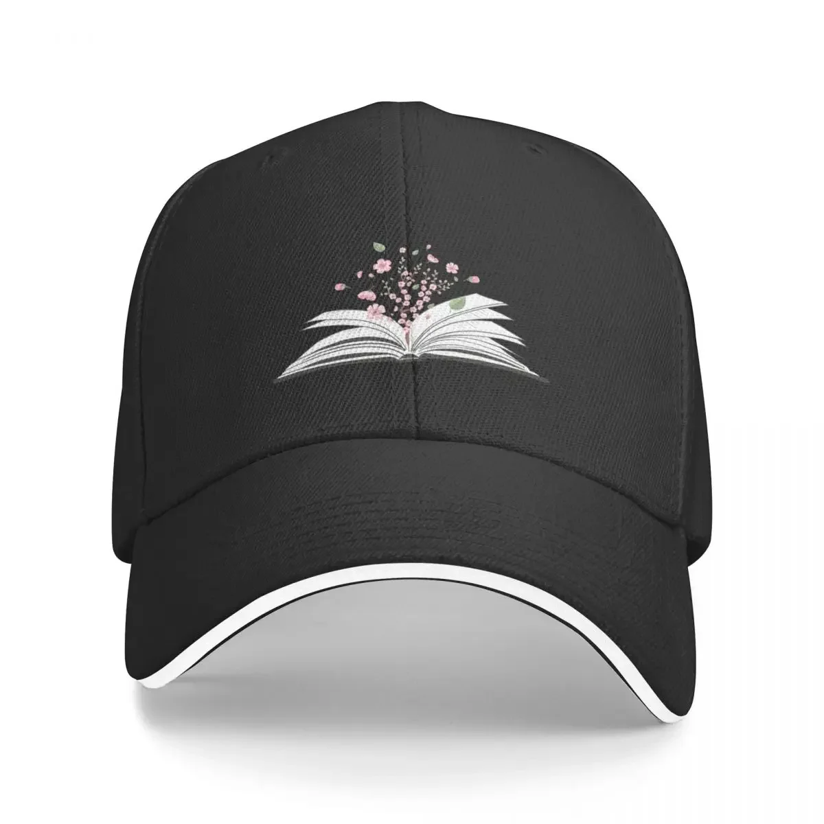 Flowers Growing From Book Baseball Cap custom Hat hats for men Custom Cap Luxury Cap Women's Hats Men's