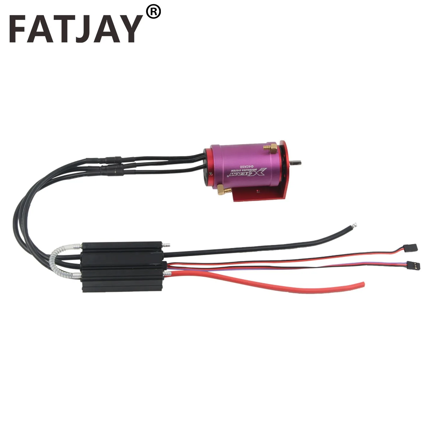 

FATJAY Power System Combo 4082-1600KV Brushless Inrunner 24V Motor and 150A Water Cooling ESC Speed Controller for RC Boat