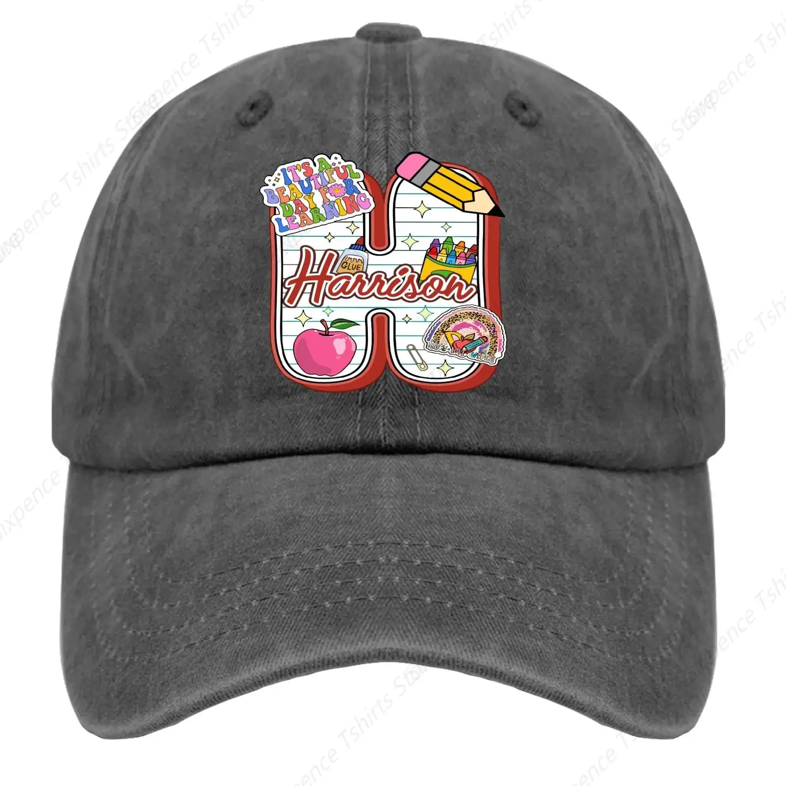 Funny in My Back to School Era First Day of School Teacher Student Hat Happy Dad Hat Pigment Black Trucker Hats Women Gifts