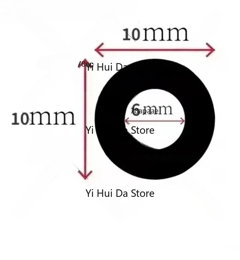 100pcs Handheld Laser 3D Scanner 3D Magnetic Marker Reflex Point Marker Points Identify Target Anchor Points 6mmx10mm