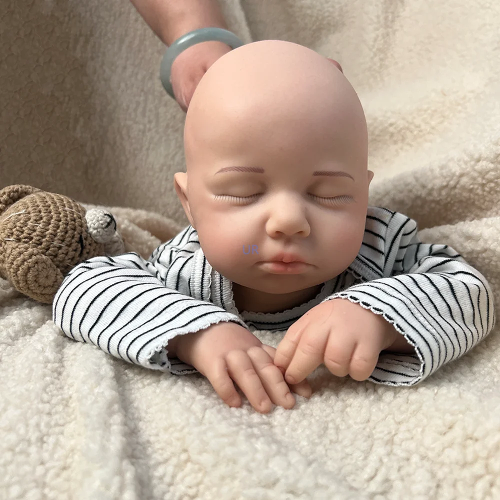 

20-дюймовая силиконовая кукла реборн, ручная роспись, силиконовая кукла для новорожденных, реалистичная коллекция художника для девочек и мальчиков