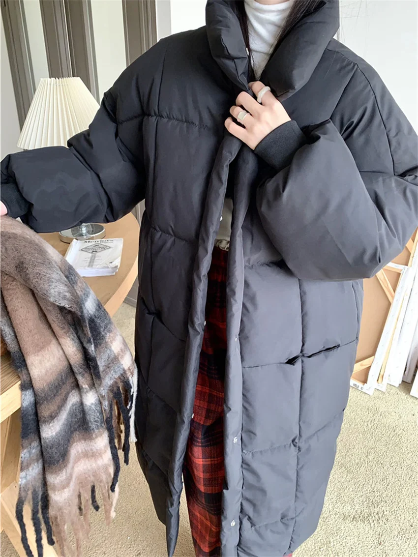 Alien Kitty Spring Coats New Loose Women Solid Straight 2025 Slim Gentle Cotton Padded Daily Casual Chic Office Lady Parkas