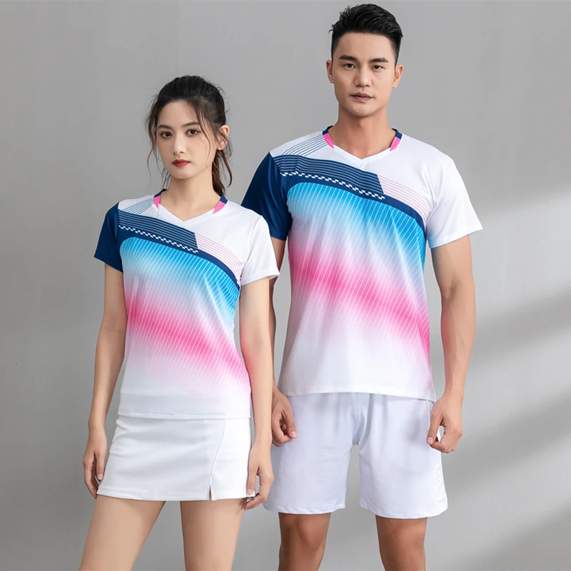 

High End Tennis Shirts Women Men Badminton Uniforms Table Tennis Shirt Shorts Skorts Training T-shirt Skirts Casual Sportswear