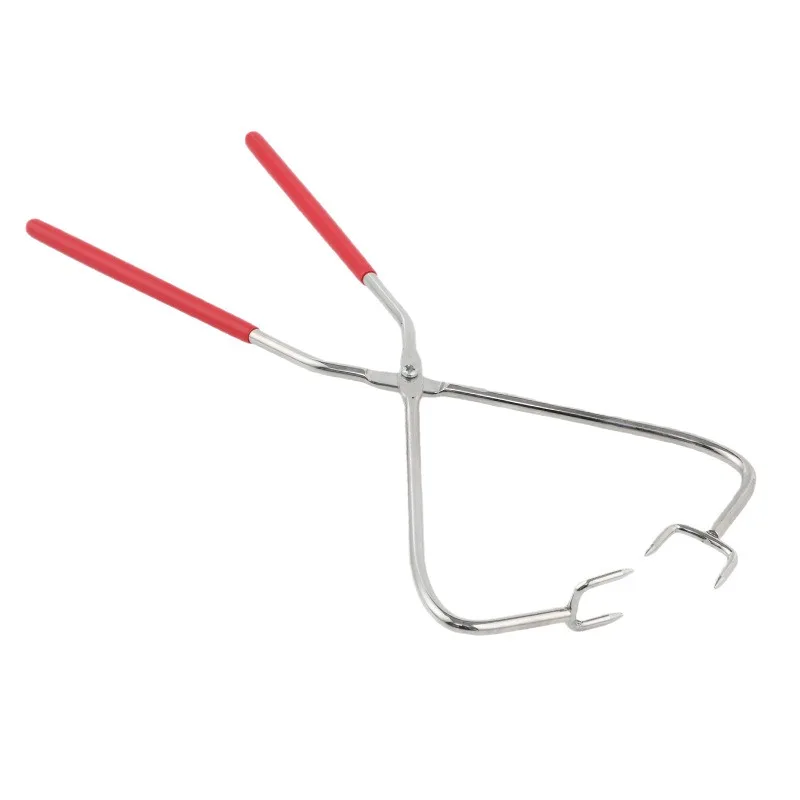 FS3-8 Ceramic Pottery Tools, Glaze Blowing Pliers, Glaze Dipping Clamps, Red Handle Clay Pliers, Glaze Dipping Clamps