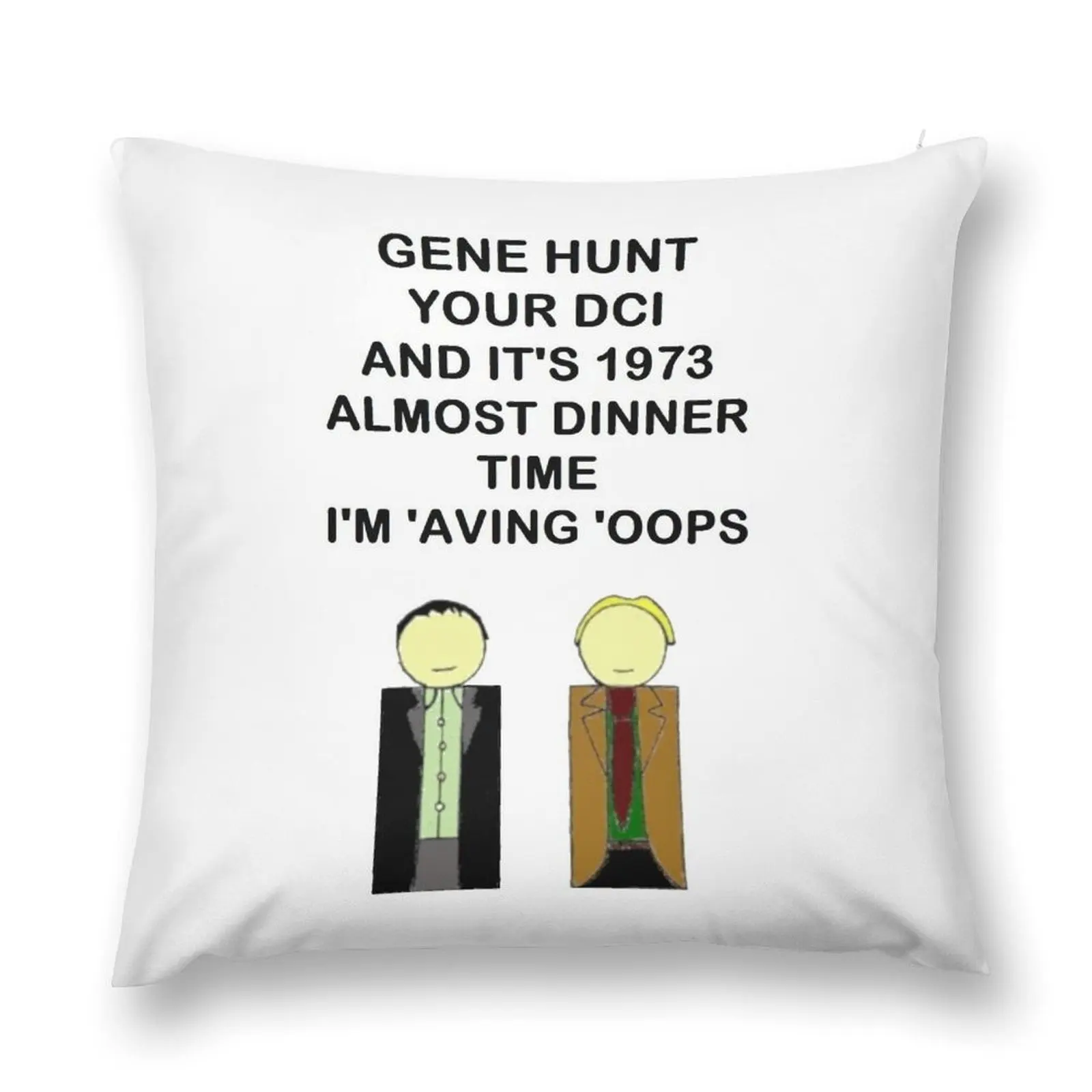 

Gene Hunt and Sam Tyler - Life on Mars Throw Pillow Pillow Cases Decorative christmas decorations 2025 pillow