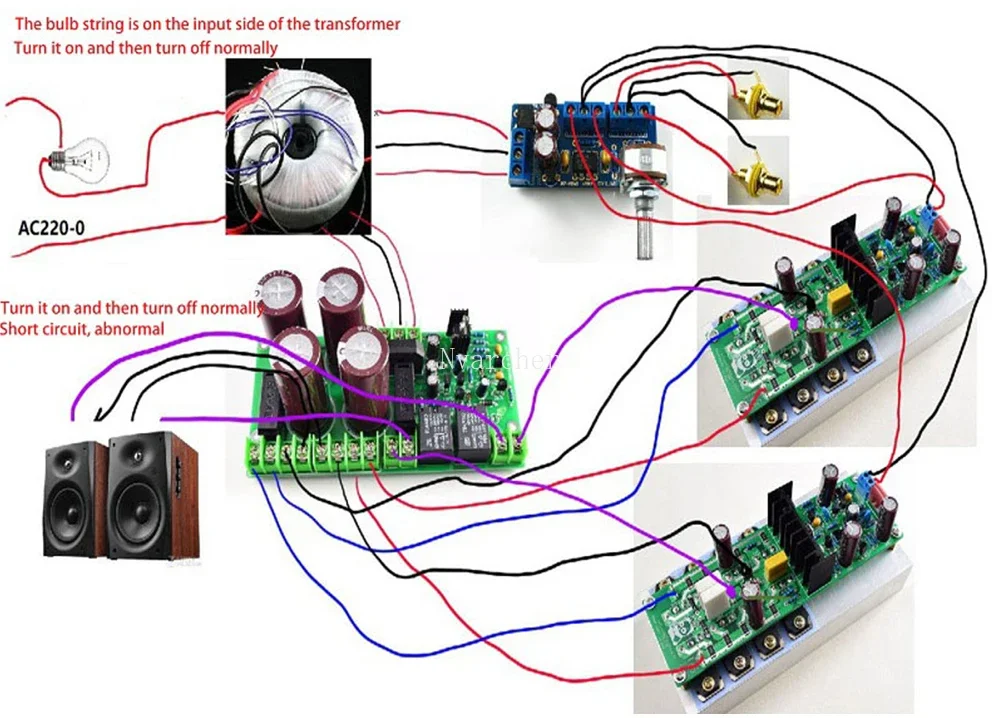 Nvarcher 2 個 L20.5 デュアルチャンネルオーディオアンプ LJM ハイエンド超低歪みサウンドアンプ DIY キットと完成ボード