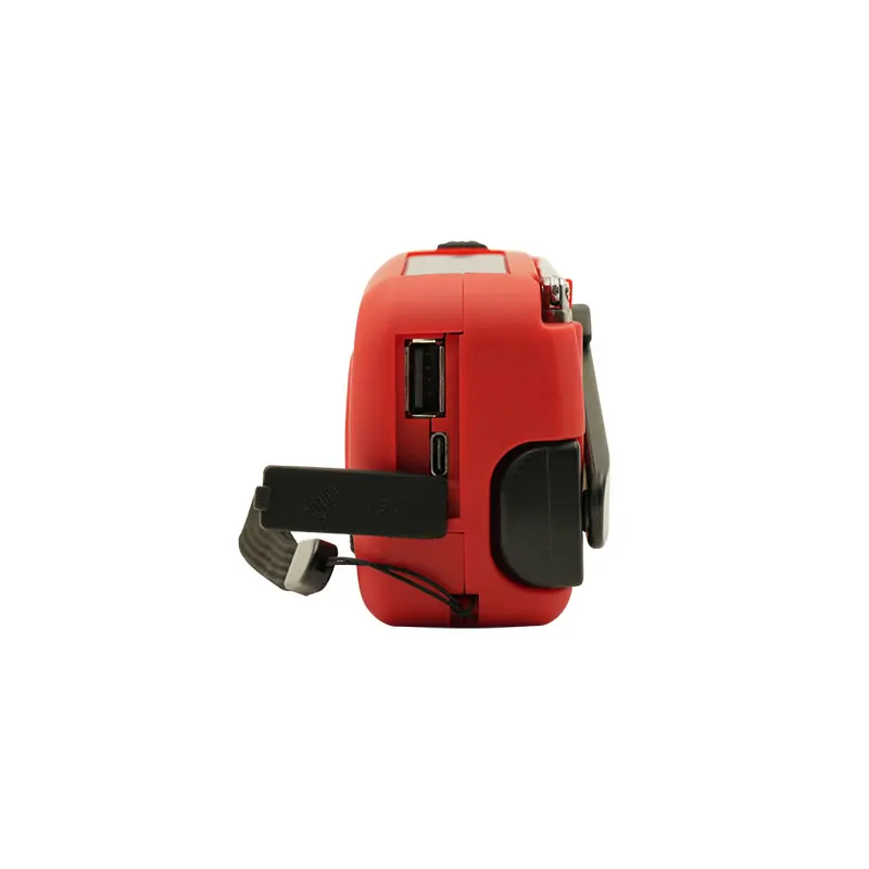 Rechargeable Portable Radio 2000mAh Emergency Radio Hand Crank Solar Power Bank with Solar Charging Battery Operated radio