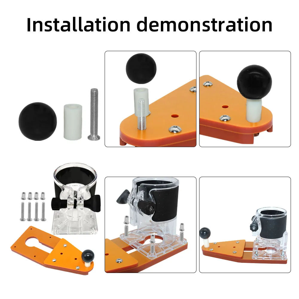 Circle Cutting Jig for Makita Electric Hand Trimmer Wood Router Milling Circle Slotting Trimming Machine Woodworking Tools