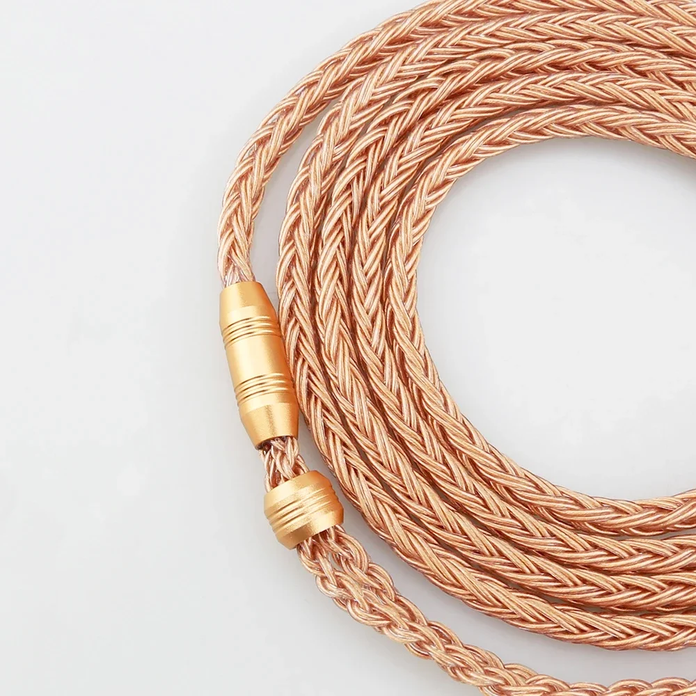 HIFI 16 Core 7N OCC Viborg 4,4mm, enchufe equilibrado, Celestee claro para auriculares ELEAR Focal, Utopia francesa, Cable de actualización de auriculares