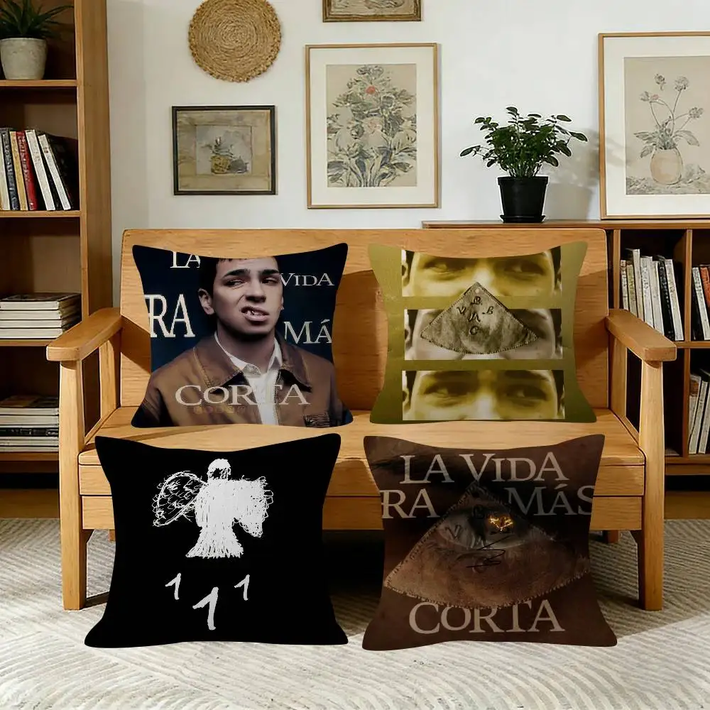 

M-Milo J La Vida Era Mas Corta 111 45*45cm Cushion Cover Pillow Cover Decor Pillowcase Home Pillowcase for Couch Pillow