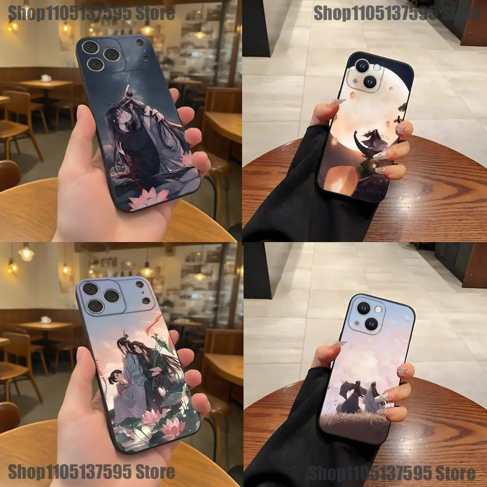 

Mo D-Dao Z-Zu Shi-s Phone Case For iPhone 17,16,15,14,13,12,11,Pro,XS,Max,XR,Plus,E,SE4,Mini Black Soft Cover