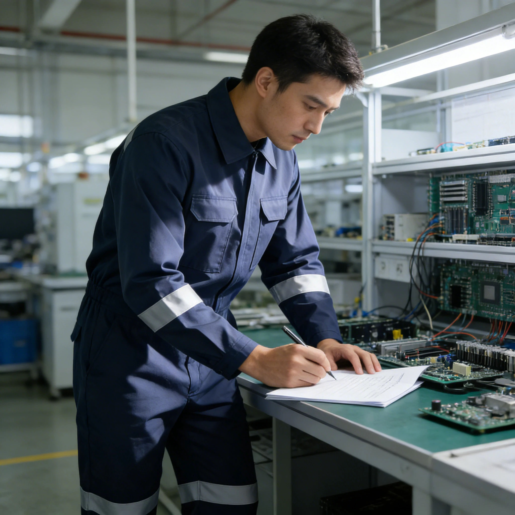 

Весенне-осенние комбинезоны со светоотражающей лентой, износостойкая рабочая униформа для фабрик, цехов, складов, промышленная спецодежда для обеспечения безопасности на производстве