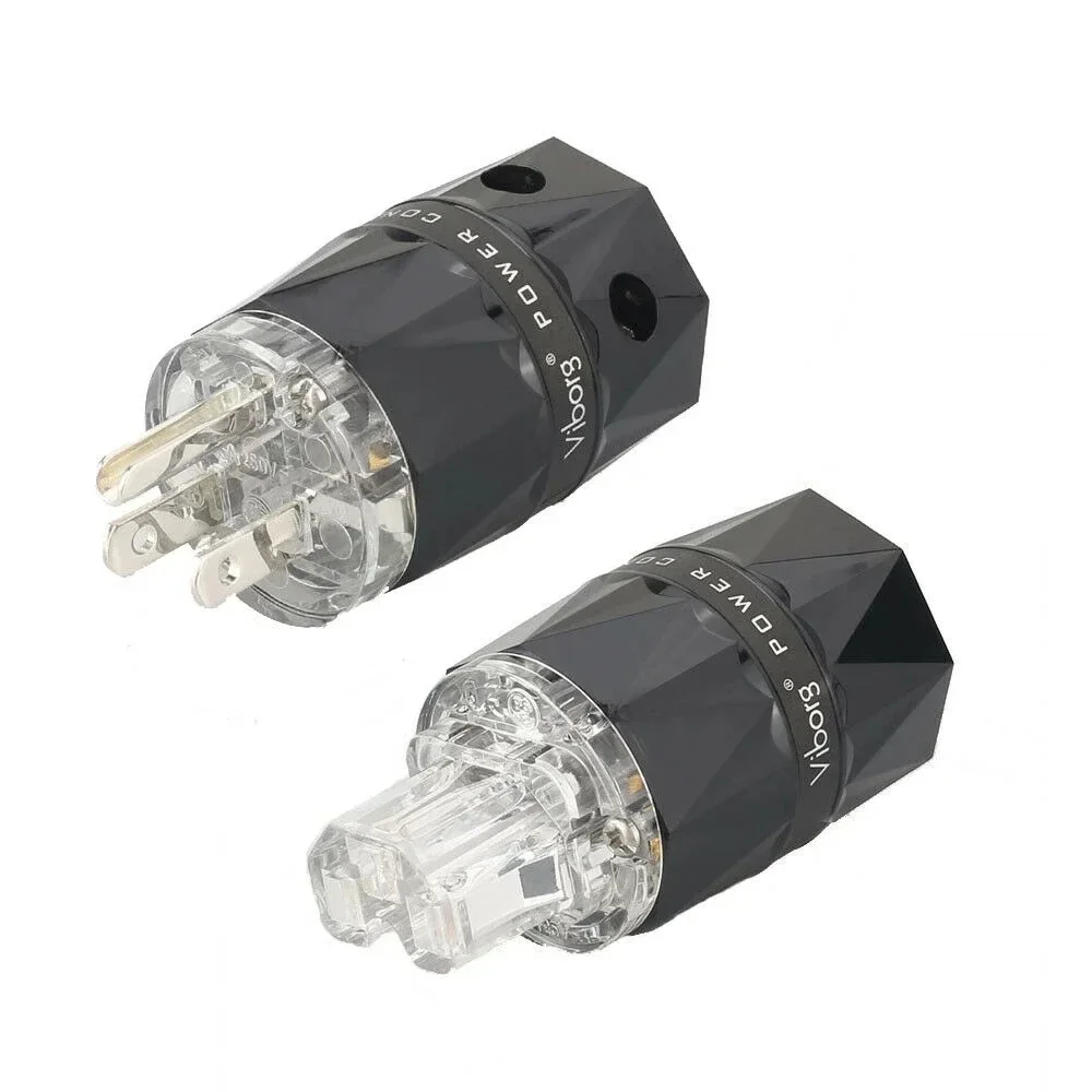 

Пара Viborg VM503 VF503 серии, вилка питания переменного тока, гнездовой разъем IEC, чистая медь, серебро, родий, позолоченный для аудиокабеля своими руками