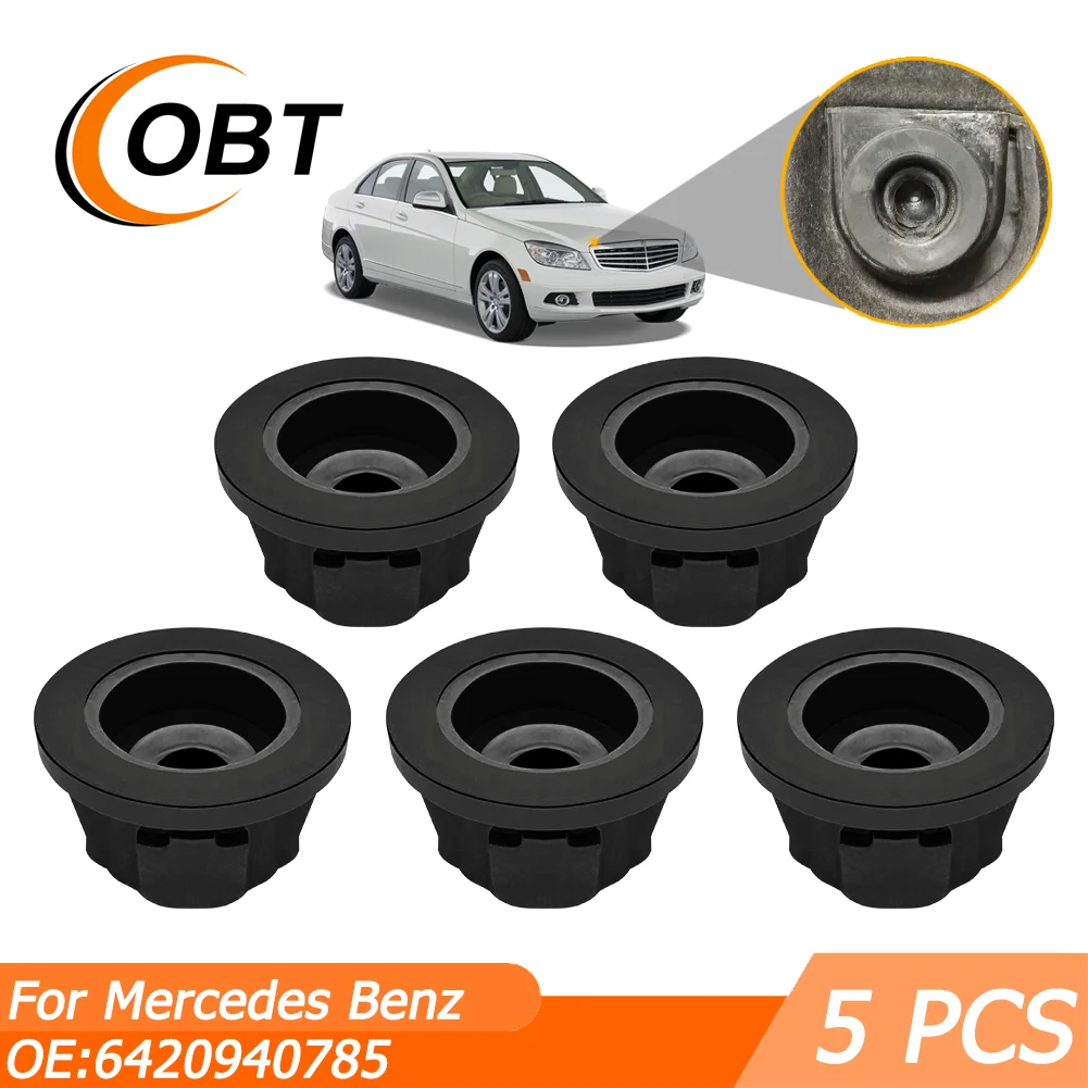 

5x Втулки-амортизаторы для крышки двигателя, крепежные буферы для Mercedes W204 C218 X218 W212 C207 W461 W463 Sprinter 906 6420940785