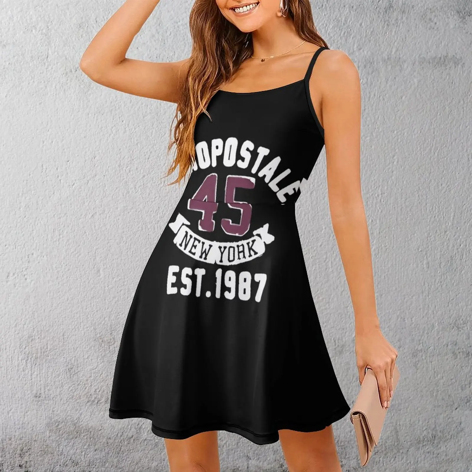 

Aeropostale 45, новое женское платье на бретельках, милая сексуальная женская одежда, коктейльное платье на подтяжках для компьютерных фанатов