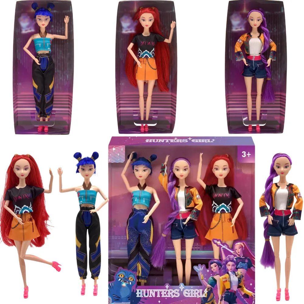 

2026 ГОРЯЧАЯ НОВАЯ аниме KPop Demon Hunters кукла виниловая игрушка Rumi Mira zoi персонаж виниловая маска фигурка подарок на день рождения фанатский клуб подарки