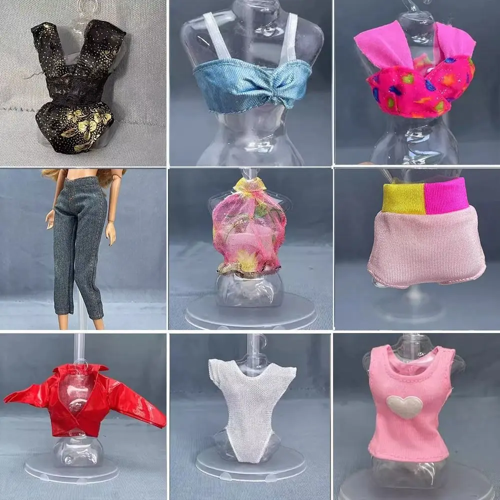 Multi-styles Doll Elegant T-shirt Fashion 10 Styles Jeans Pants Casual Wears Kids Toys 11.5