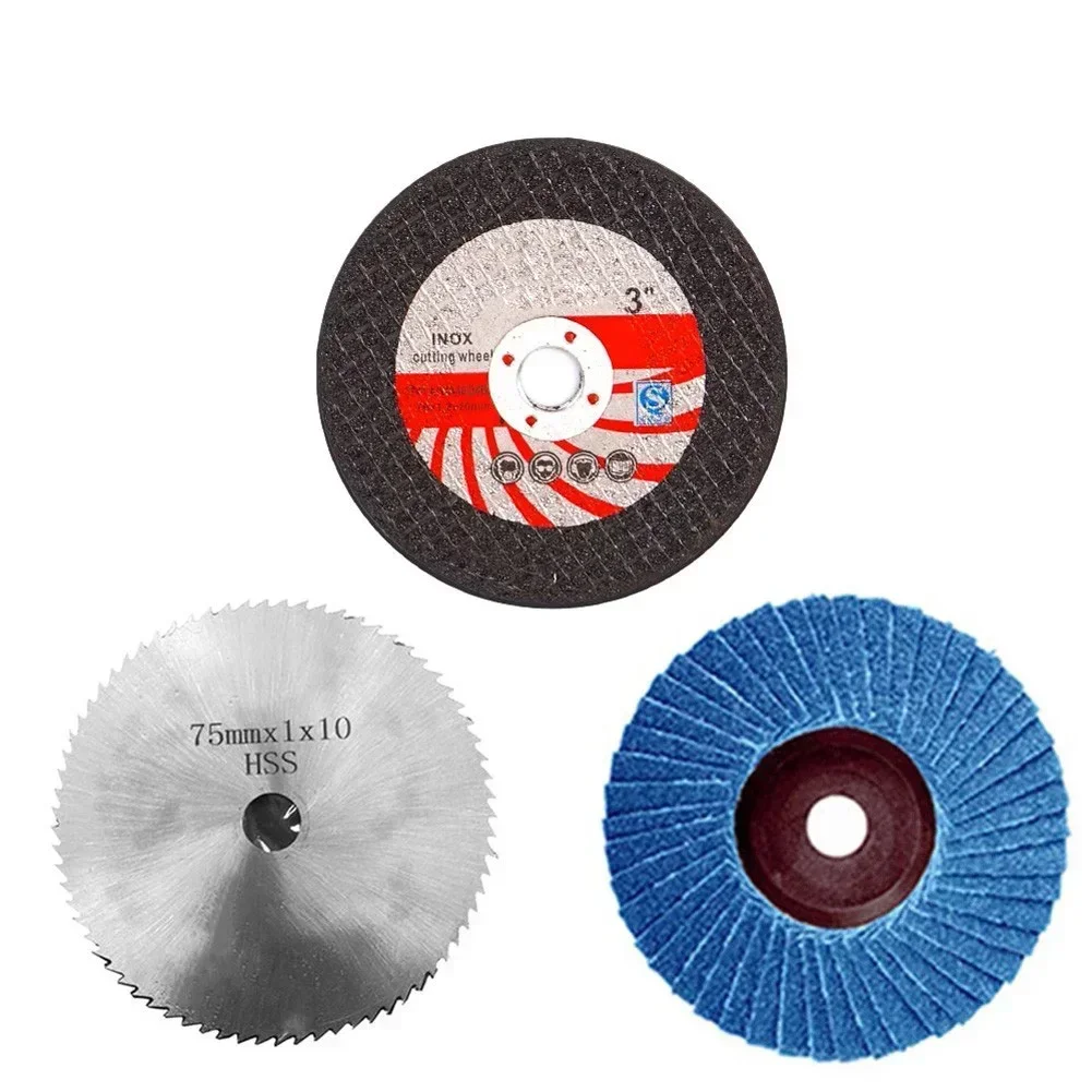 Disco de corte do acessório do moedor de ângulo, Metal Circular Saw Blade, rebolo, 75mm diâmetro, 10mm, 1Pc