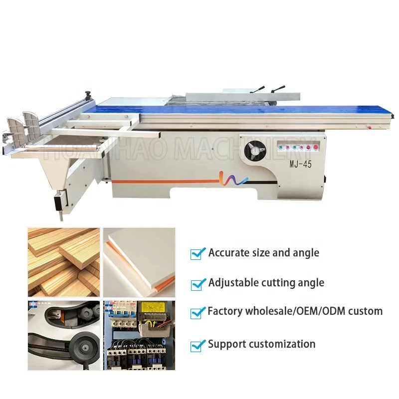 Wood Plywood Saw Cutting Machine/ Sliding Table Panel Saw For Woodworking