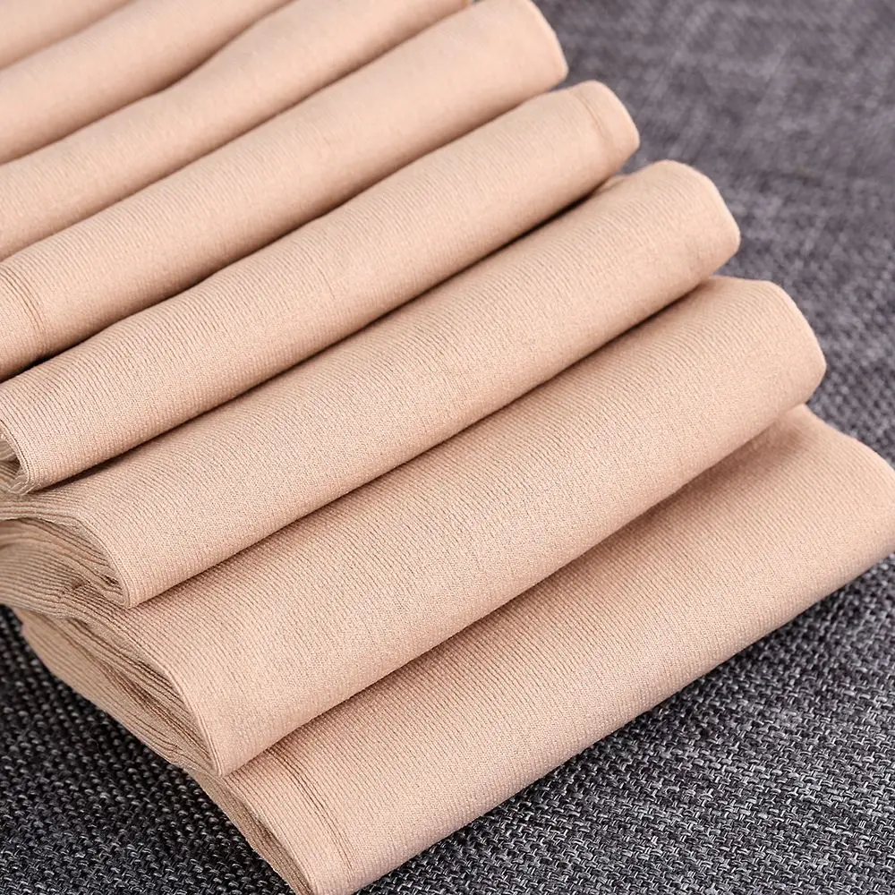 1/5/10 Pairs Fashion Autumn Winter Warm Socks Ladies Girls Solid Color Thick Silk Wide Mouth Nylon Ankle Socks Women Men