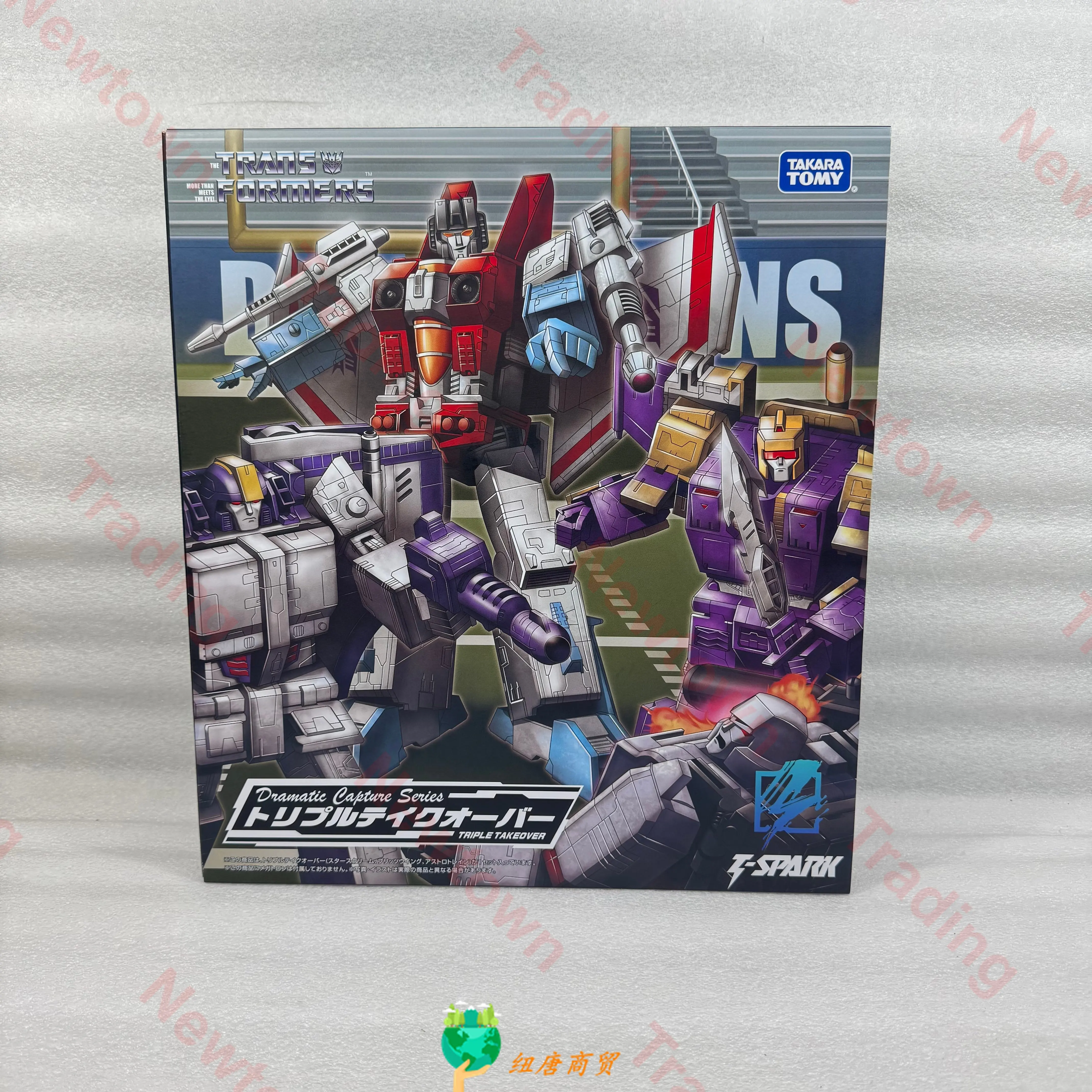 48-hour Shipping Takara Tomy Transformation Toy DCS Series Big Train Redscream Lightning Animated Color Threesome Set