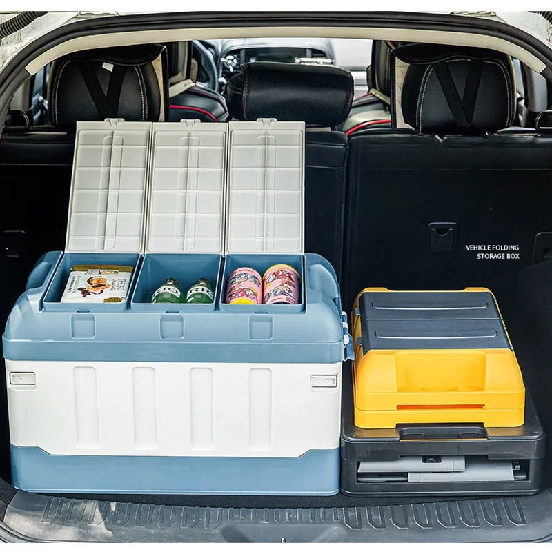 

Time Limited Car Trunk Storage Box Waterproof Pressure Resistant Handle Thickened Large Capacity Organization Containers Simple