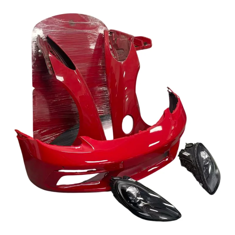 

For Porsche 718 982 Front Bumper Assembly Headlight Cover Left And Right Fender Tail Cover Factory Disassembly Parts