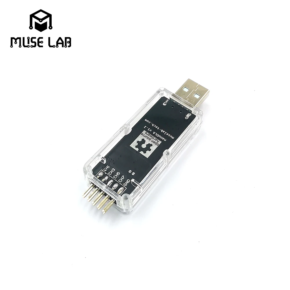 NanoDLA Logic Analyzer ARM FPGA 디버깅-Tool Protokoll Analyse 24MHz Abtastrate 8 Kanäle 오픈 소스 sigok PulseView