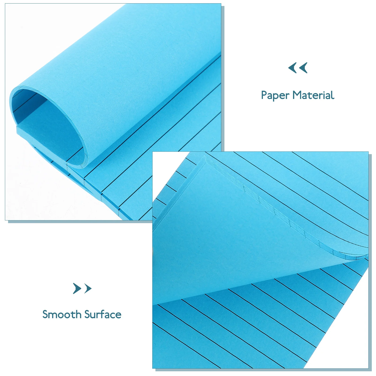 

Household Note Stickers Smooth Sticky Notepads Tearable Memo Pads For School Office Supplies Lined Self-Adhesive Portable