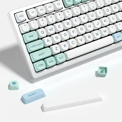 KBDiy MAC ISO Keycap GMK Snow Mountain KOA Profile PBT Keycaps MX Cherry Switch For Mechanical Gaming Keyboard 138 Key Caps Set