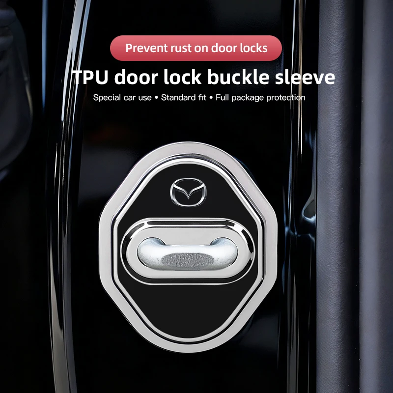 4Pcs Silicone Car D…