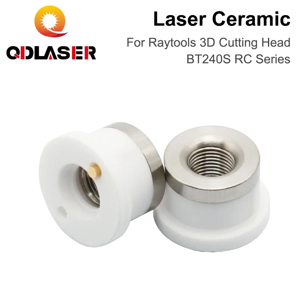 

QDLASER Laser Ceramic of BT240S RC Series Dia.19.5mm Nozzle Holder for Raytools 3D Fiber Laser Cutting Head