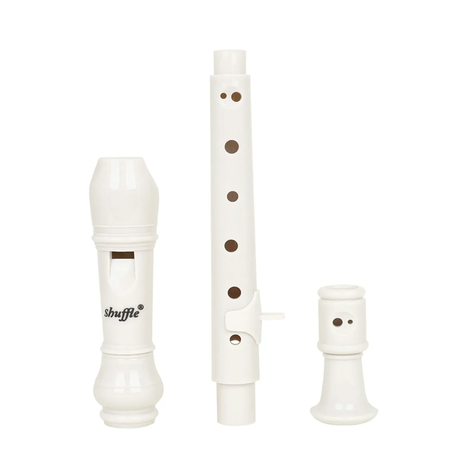 

Baroque 8-Hole Soprano Recorder-German Abs Resin Woodwind Instrument, Fingering Chart for Music Class&beginner